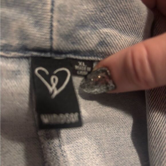 Windsor Light Blue Cropped Jacket with Embellishments - Picture 3 of 5